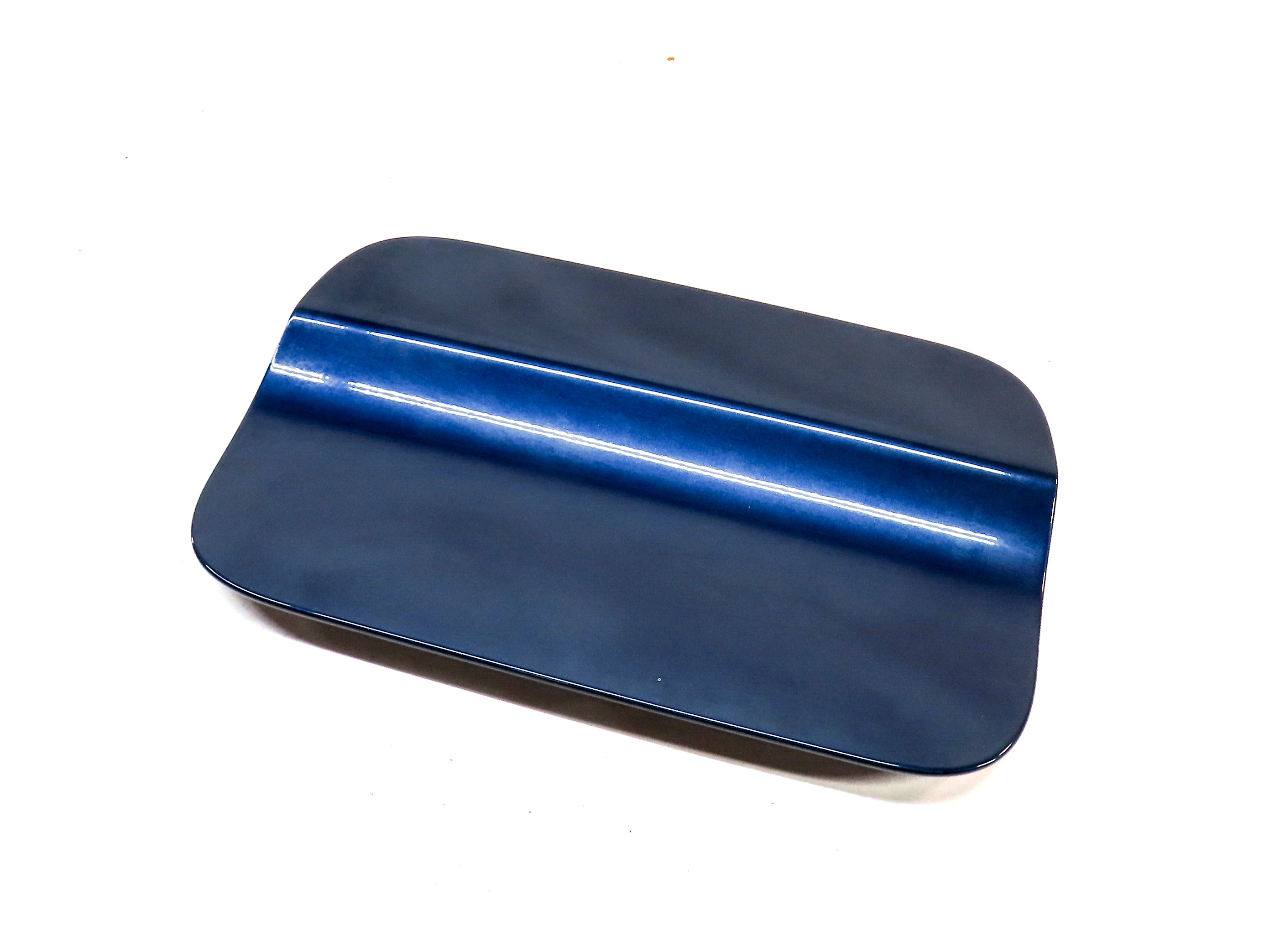 11-17 BMW X3 (F25) FUEL TANK DOOR LID COVER TRIM w/o HOUSING (Blue) — exact item pictured
